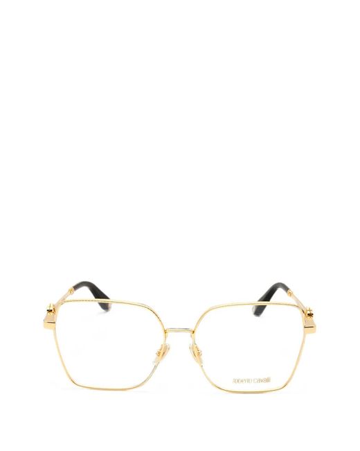 Roberto Cavalli Natural Square-Frame Glasses