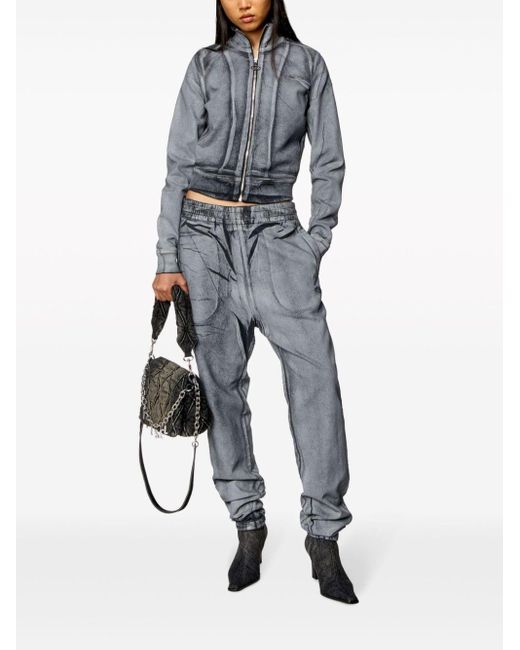 DIESEL D-Emy-S Denim Zip-Up Jacket in Blue | Lyst