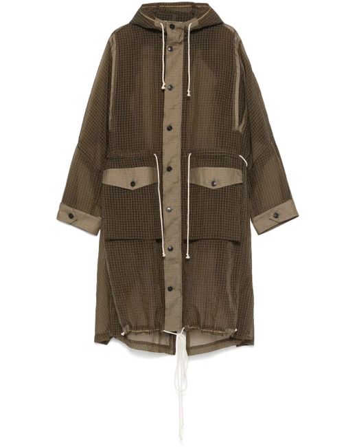 Henrik Vibskov Brown Uncut Parka for men