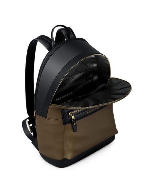 Michael Kors Black Logo-Print Backpack for men