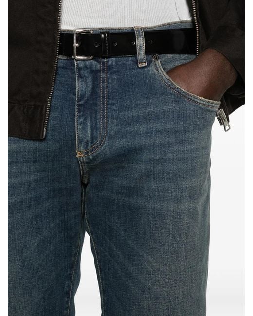 Dolce & Gabbana Blue Five-Pocket Jeans for men