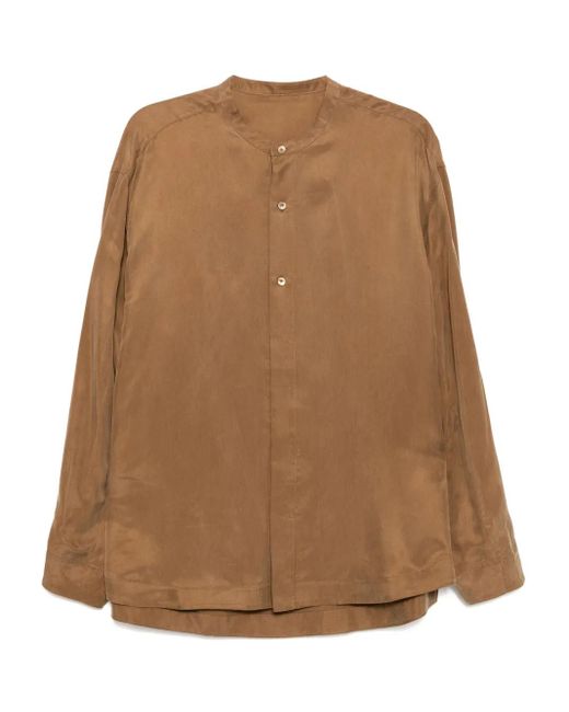 メンズ CROQUIS ロングスリーブ シャツ Brown
