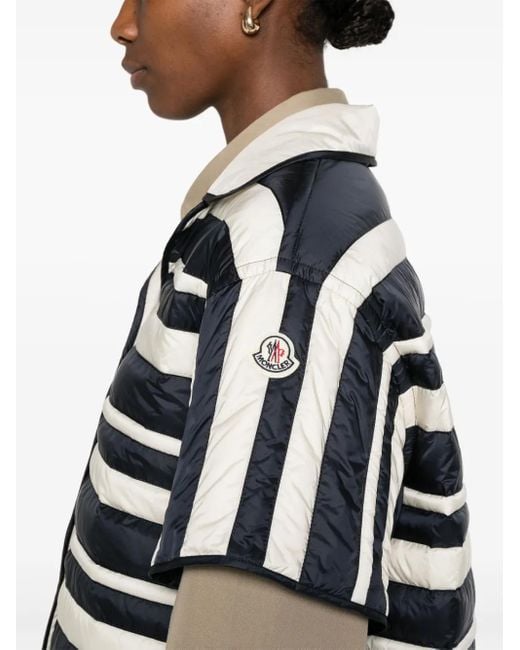 Moncler Blue Padded Shirt