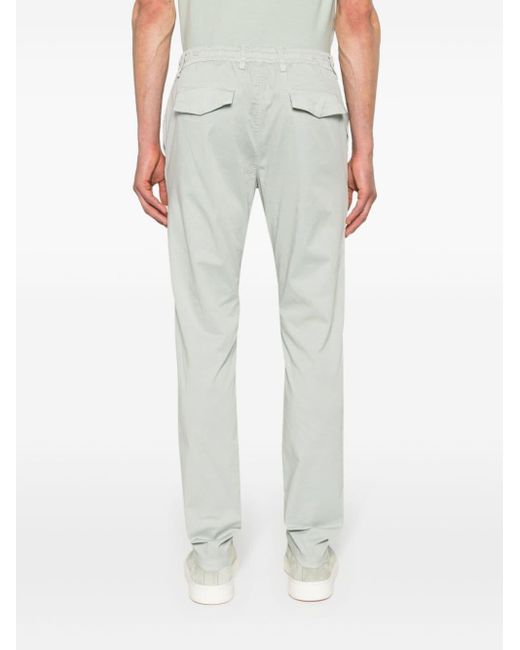 Pantalones chinos con cordones Eleventy de hombre de color Gray