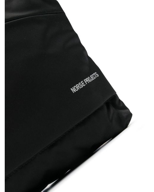 Norse Projects Black Logo-print Shoulder Bag for men