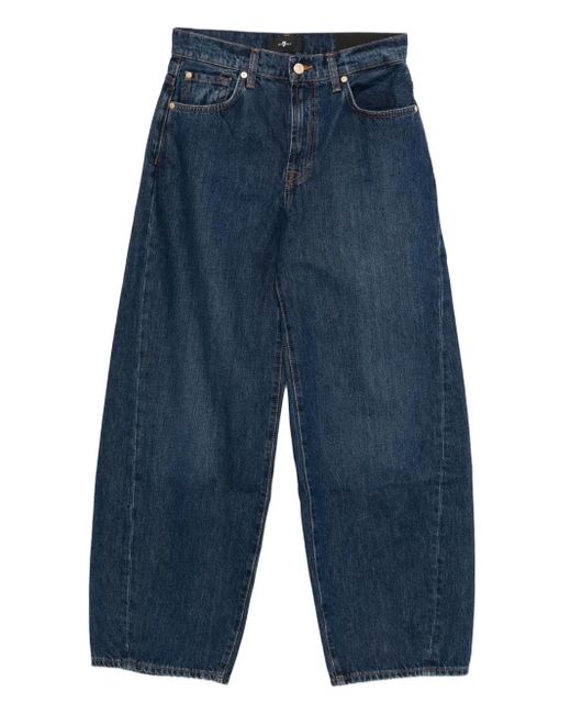 7 For All Mankind ワイドジーンズ Blue