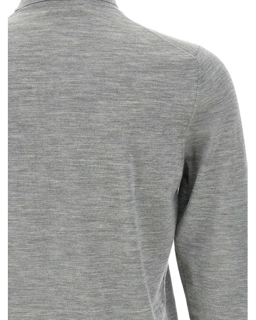 Jersey con cuello alto FILIPPO DE LAURENTIIS de hombre de color Gray