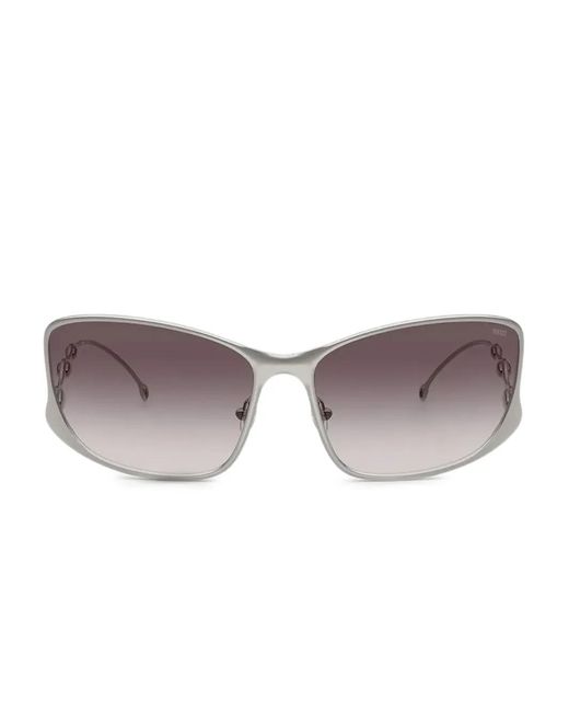DIESEL Gray Square-Frame Sunglasses