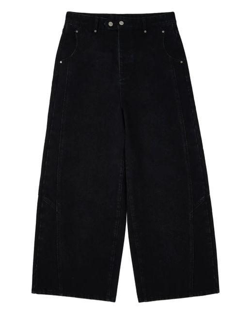 Protémoa Black Raven Wide-Leg Jeans