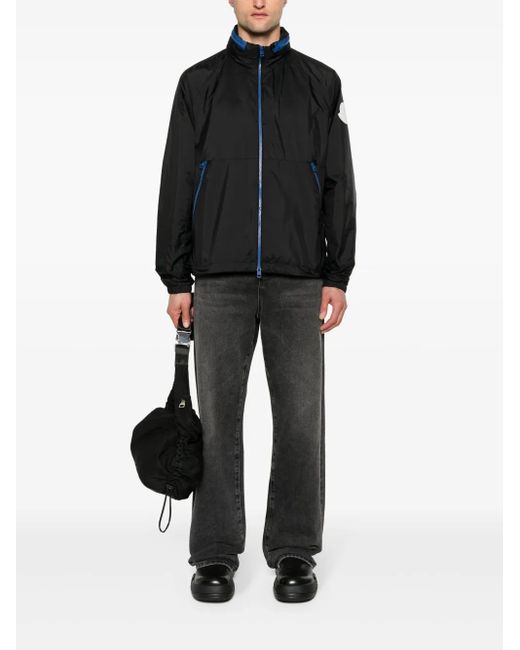 Moncler Black Octano Waterproof Jacket for men