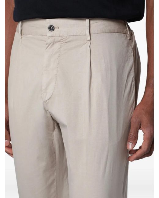 Santaniello Natural Irno Pleated Trousers for men