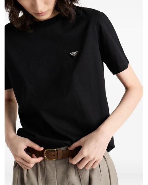 Prada Black Logo T-Shirt
