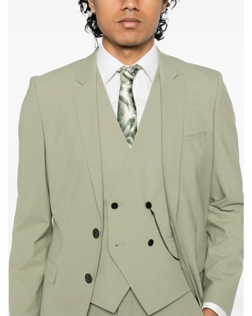 HUGO Green Panelled Waistcoat for men