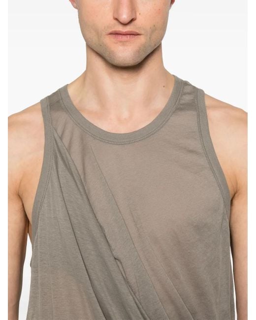 メンズ Rick Owens Anthem タンクトップ Gray