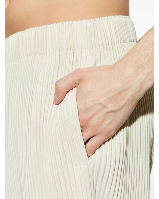 Homme Plissé Issey Miyake White Short Wear Or Wrap Plissé for men