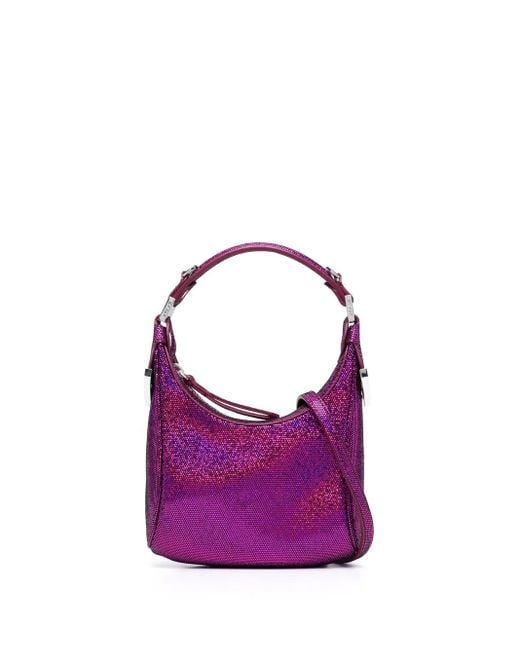 By Far Purple Cosmo Shoulder Bag