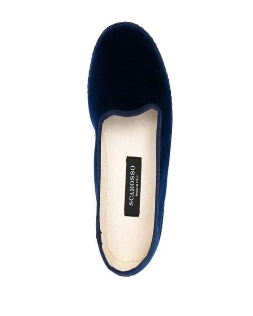 Scarosso Blue Valentina Slip-On Slippers