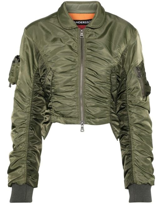 ANDERSSON BELL Green Vitalina Bomber Jacket