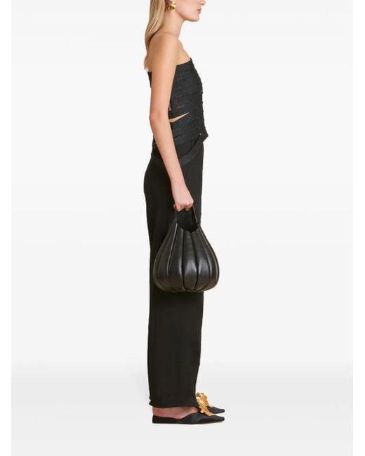 Cult Gaia Black Sashi Knit Top