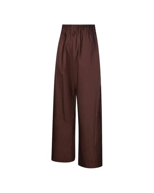 Thelatest Purple Pantalon Dora À Taille Élastique