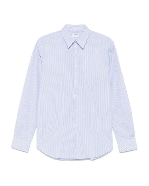 Aspesi White Striped Shirt for men