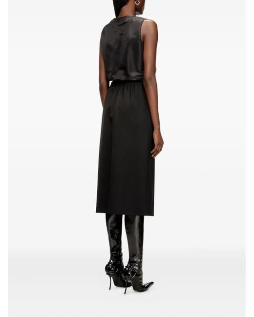 Vestido midi D-Ruid-R2 DIESEL de color Black