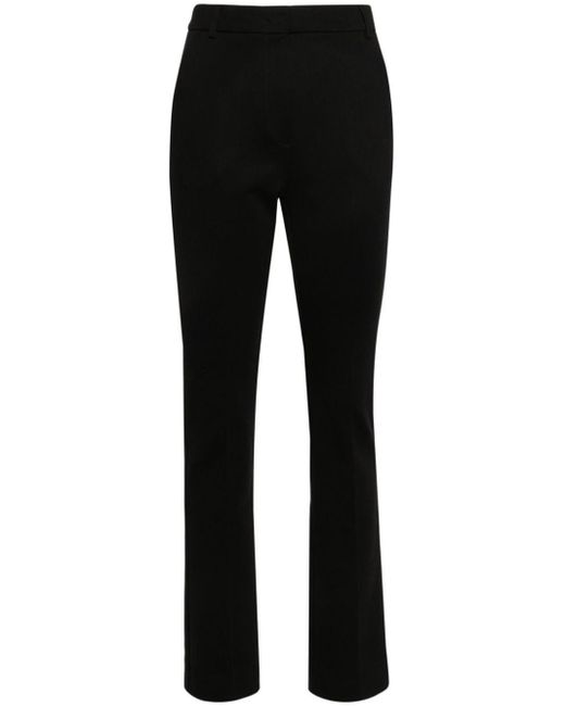 Sportmax Black Pontida Straight-leg Tailored Trousers