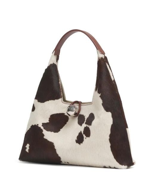 Marni White Sac Porté Épaule À Imprimé Animalier