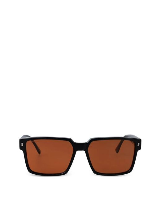 DSquared² Brown Square-Frame Sunglasses for men