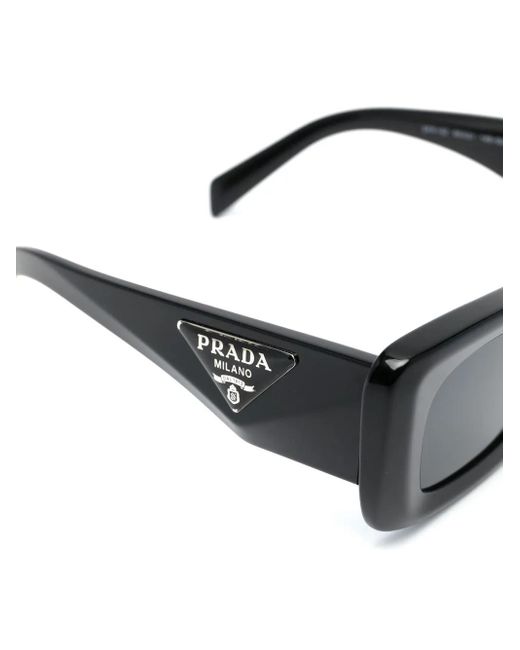Prada Black Pr 13zs Cat-eye Acetate Sunglasses