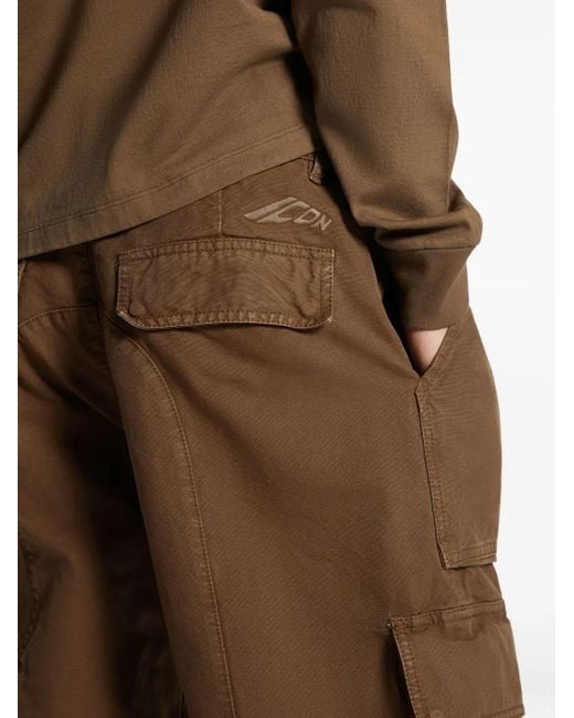 DSquared² Brown Icon Big Multi-Pocket Trousers for men