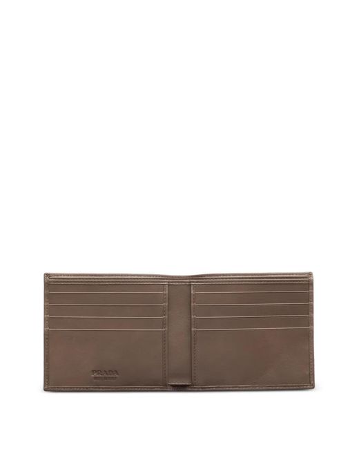 Prada Brown Leather Wallet for men