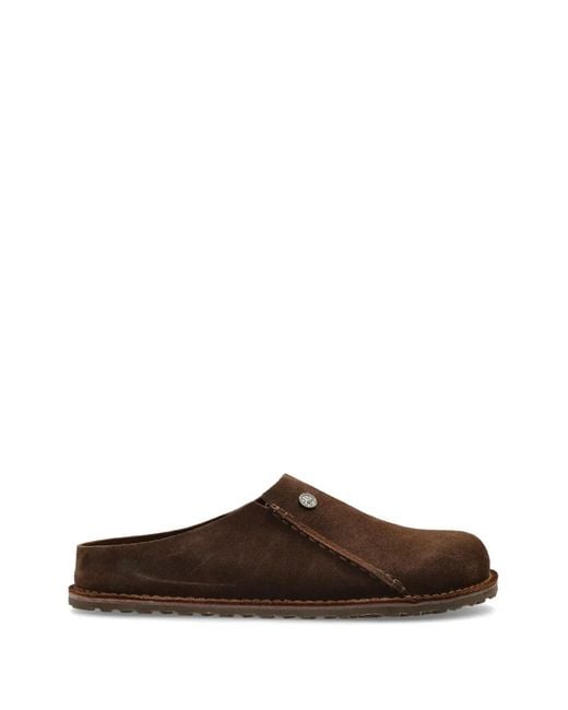 Birkenstock Brown Zermatt Premium Suede Mules for men