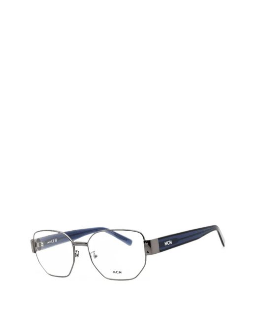 MCM White Geometric-Frame Glasses