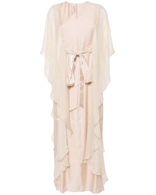 Robe-Caftan Nayeli À Design Drapé Baruni en coloris Natural