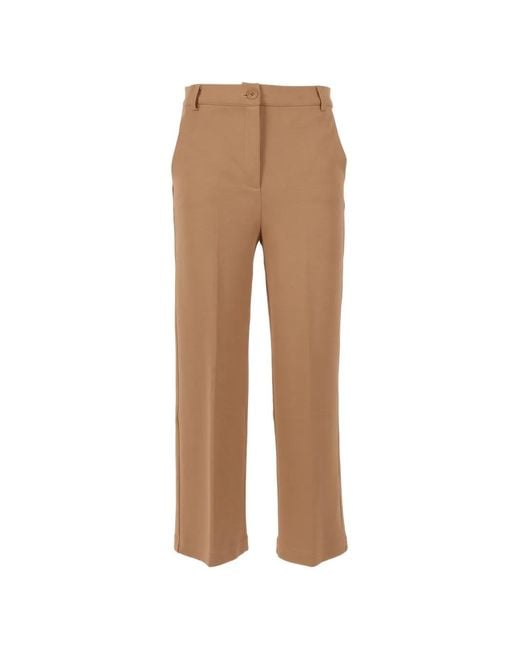 Weekend by Maxmara Natural Tailored Straight Trousers