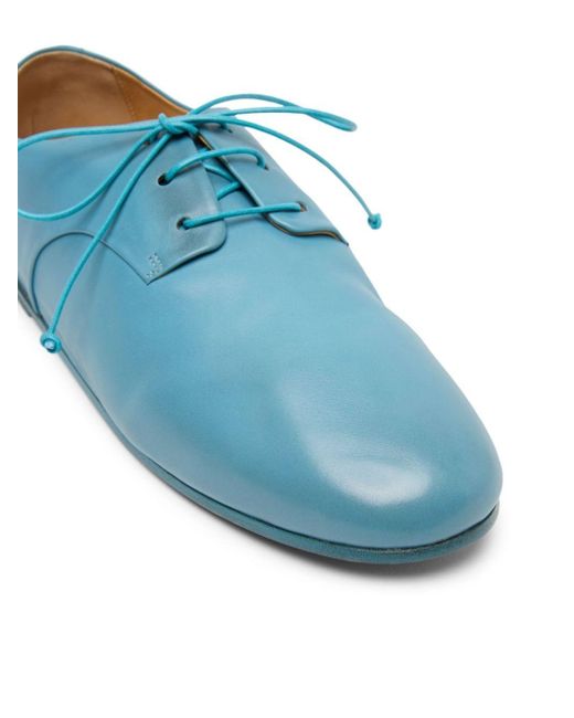 Marsèll Blue Leather Derby Shoes for men