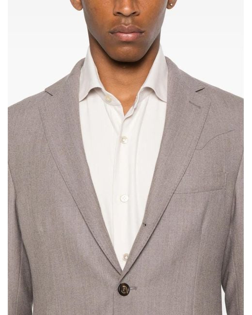 Blazer Con Dos Botones Eleventy de hombre de color Brown