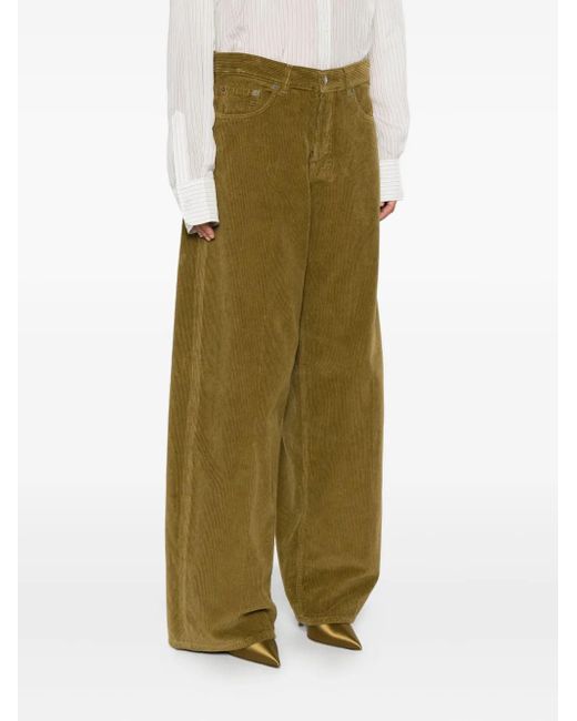 Haikure Green Corduroy Trousers