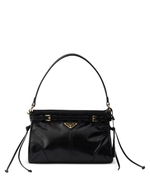 Prada Black Bonnie Small Leather Handbag