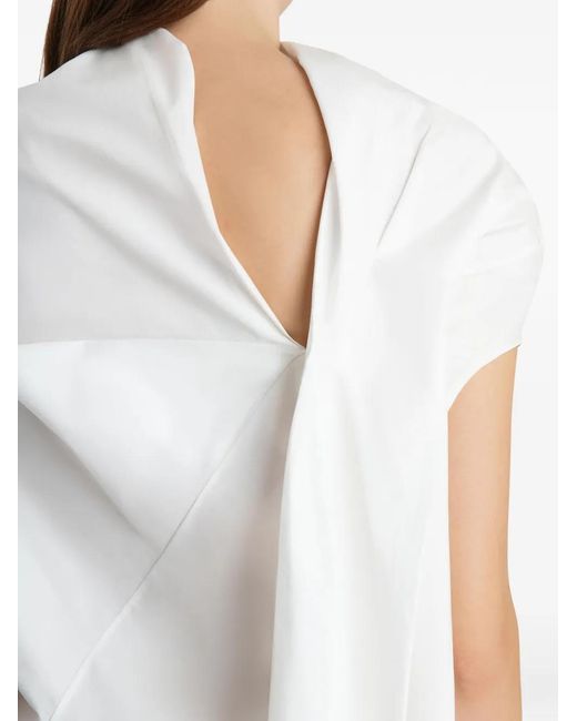 Khaite White Tatia Dress