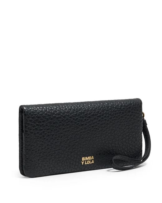 Bimba Y Lola Leather Wallet Black