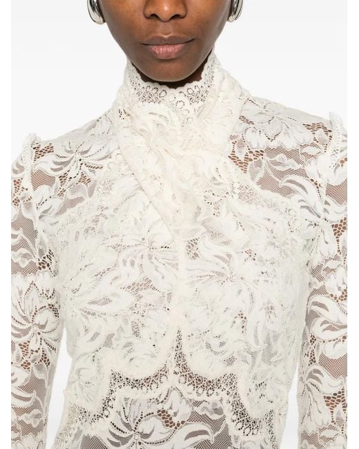 Rabanne Top Met Col in het White
