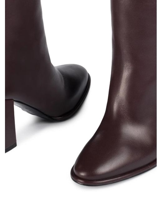 Le Silla Brown 80Mm Elsa Boots