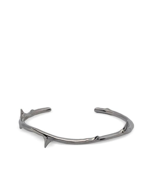 Shaun Leane White Sterling Rose Thorn Bangle