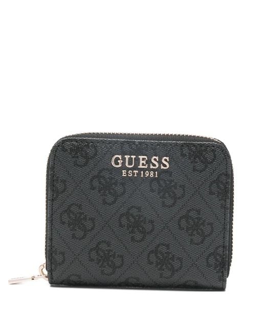 Guess Gray Logo-Print Wallet