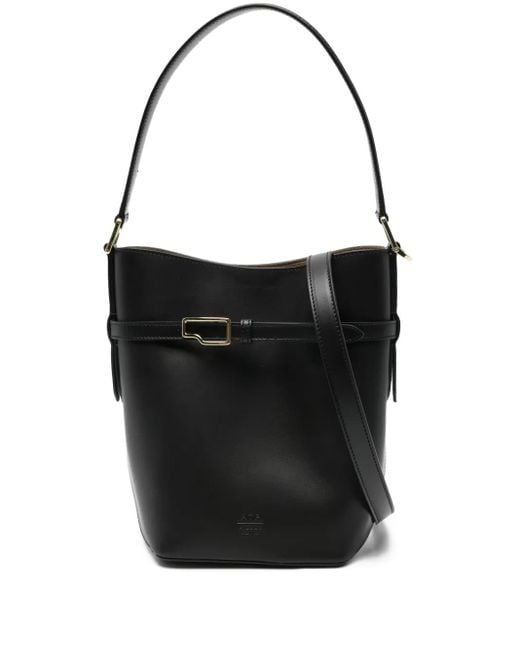 Atp Atelier Black Lierna Schultertasche mit Schnalle