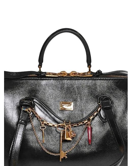 Dolce & Gabbana Black Dolce & Gabbana Tote Bags