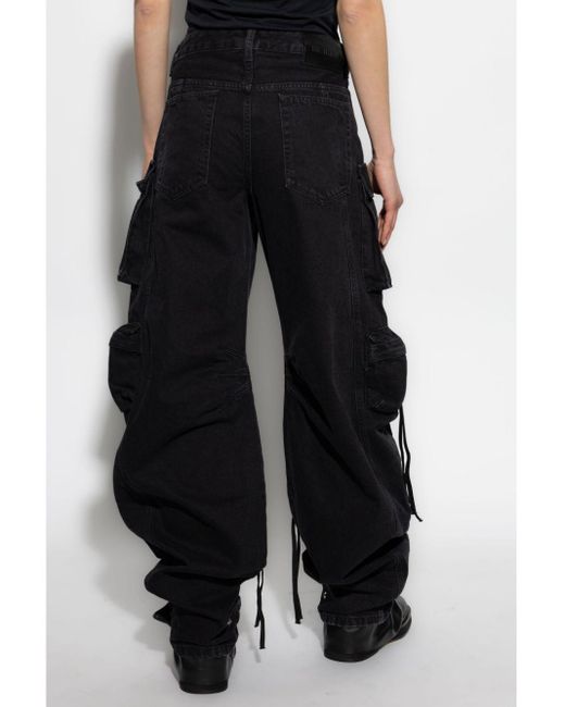 The Attico Fern カーゴジーンズ ブルー | Lyst