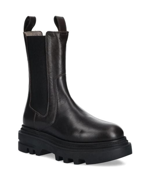 AllSaints Black 55Mm Pull-Tab Boots